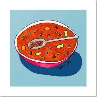 Alphabet Soup Posters and Art